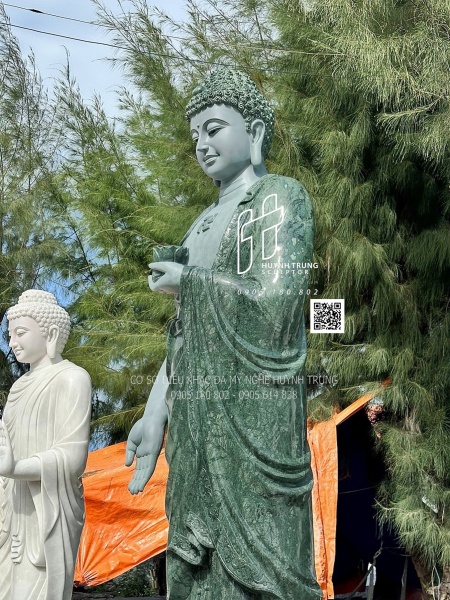 Tượng Phật Thích Ca Đá Ấn Độ - Ảnh 11