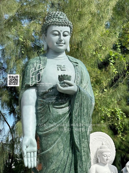 Tượng Phật Thích Ca Đá Ấn Độ - Ảnh 10