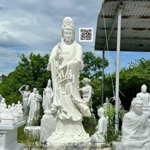 Tượng Phật Quan Âm Bằng Đá